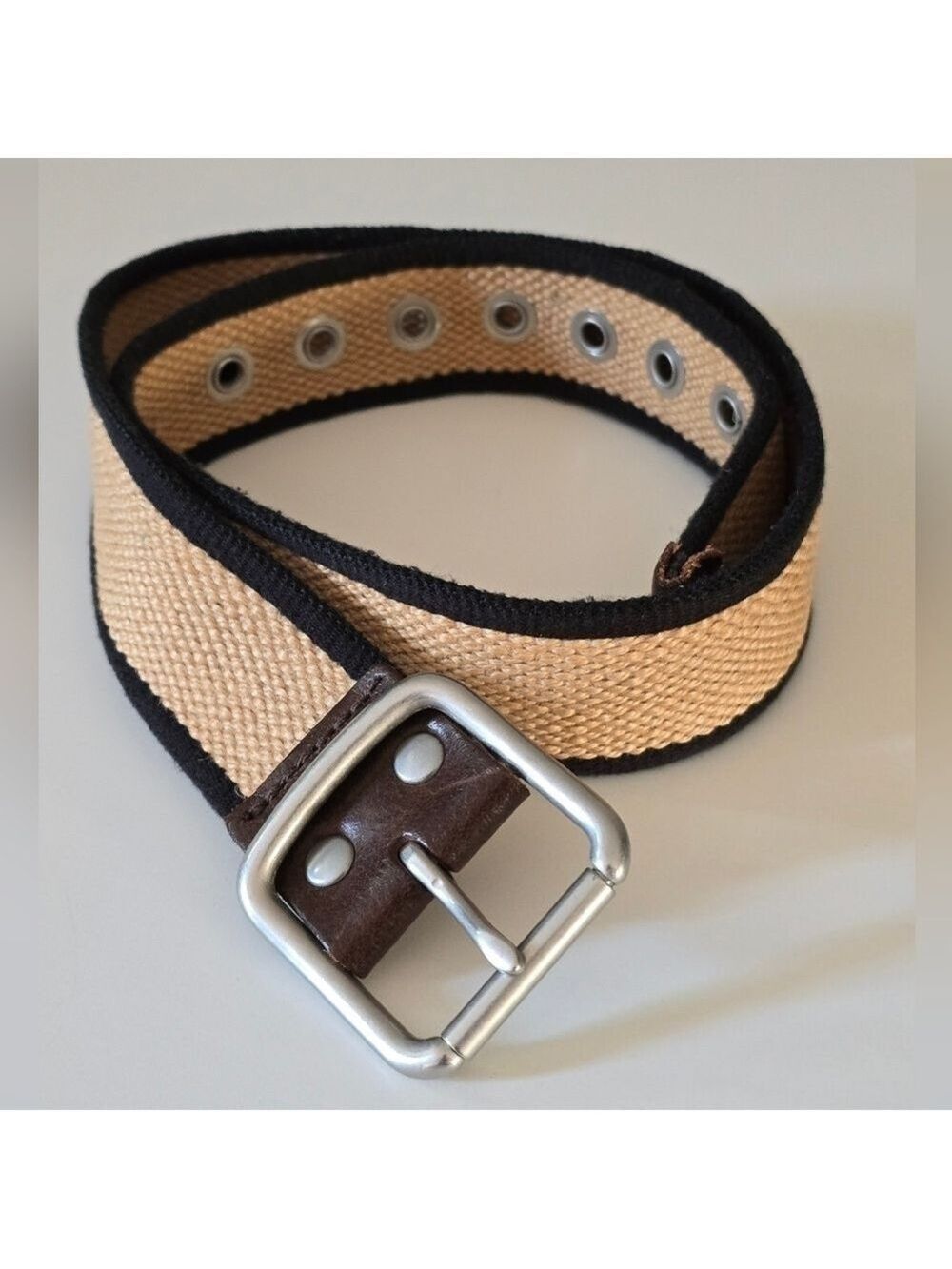 Gap canvas and leather belt